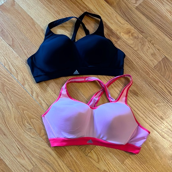 Two Adidas Supernova X Sports Bras - Picture 1 of 3